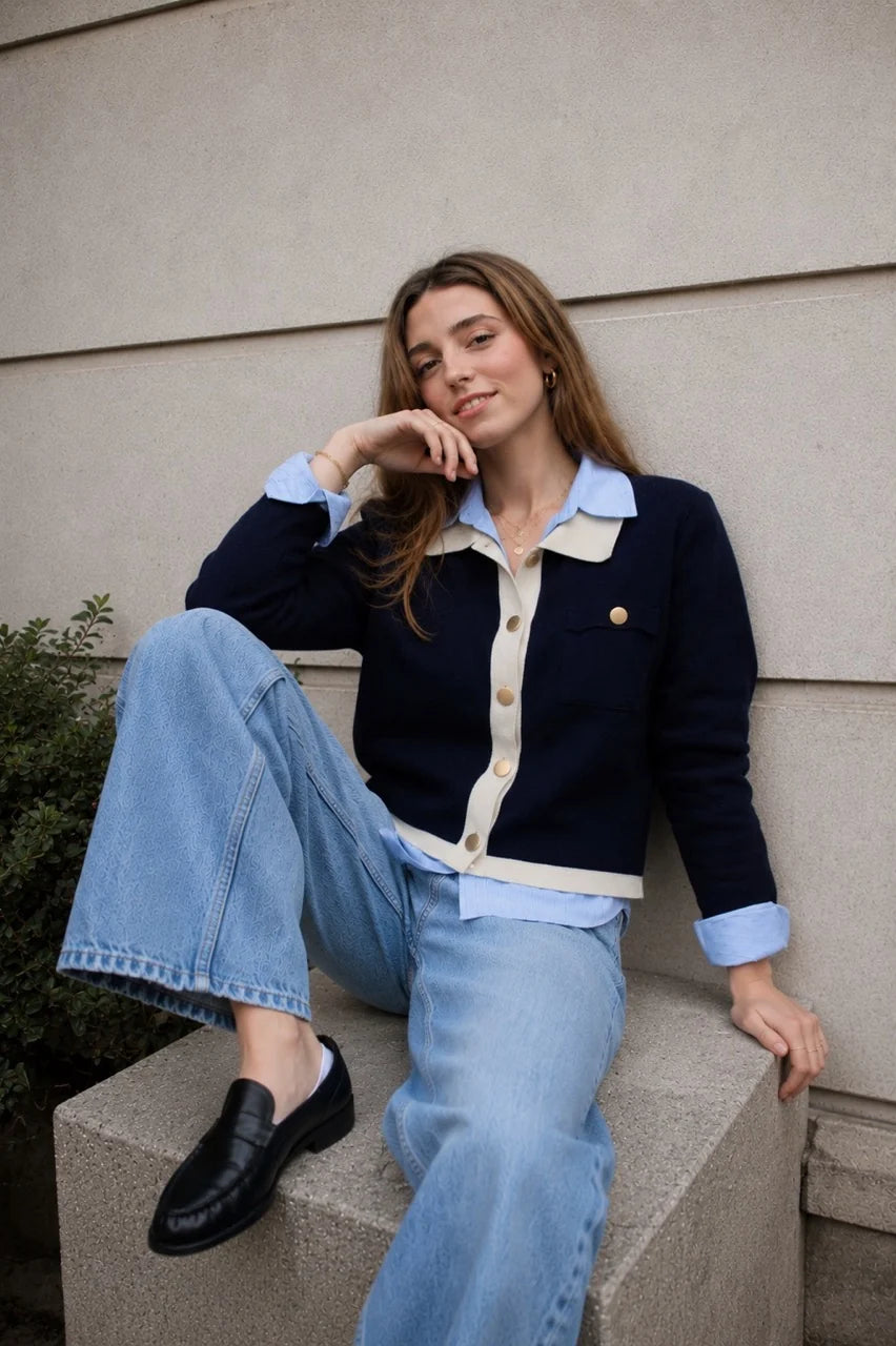 Chaqueta Stina Azul