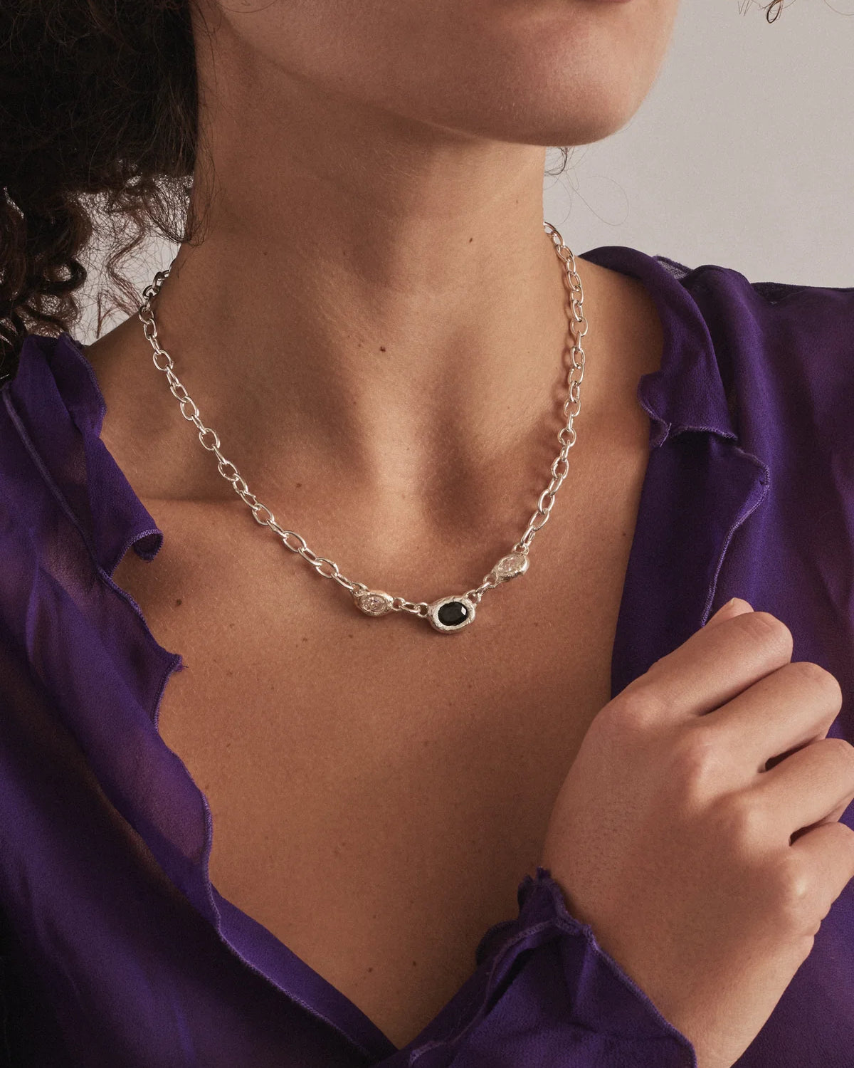 Trio Necklace Silver
