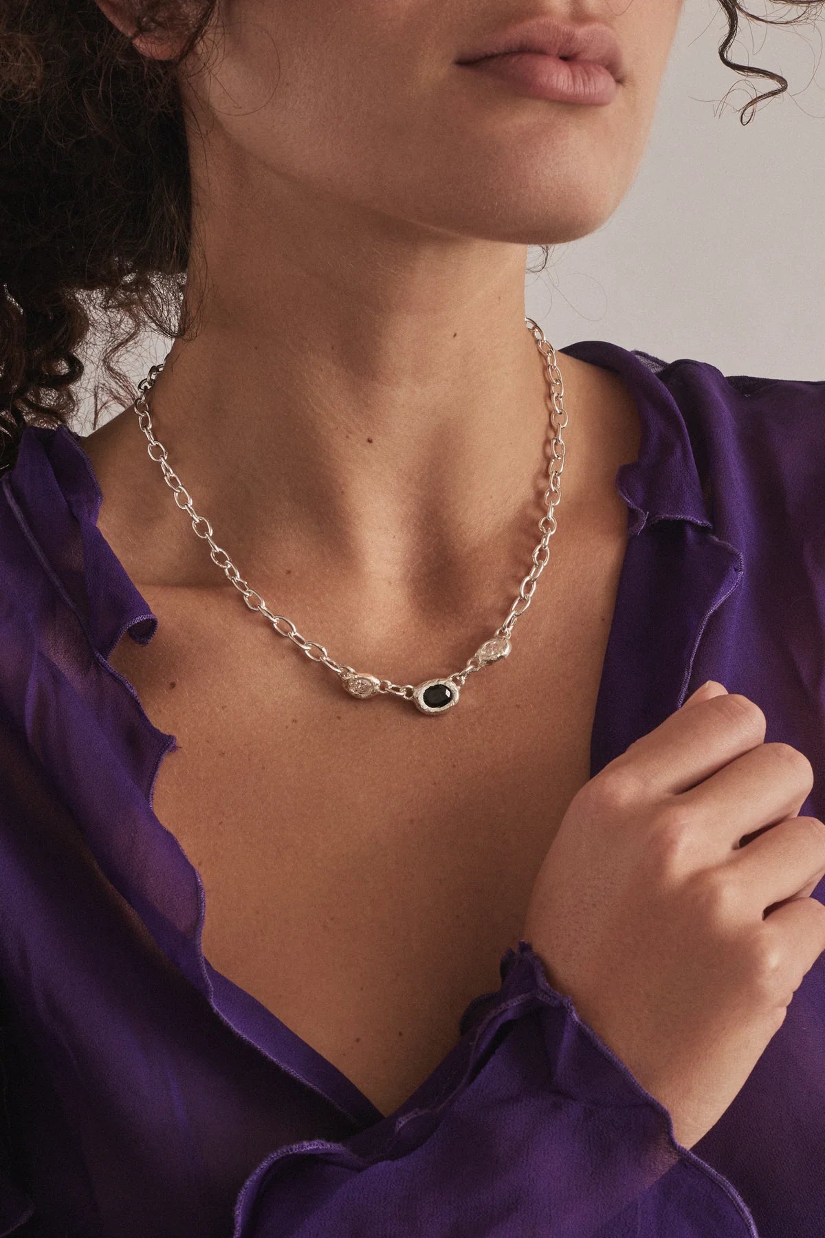 Trio Necklace Silver