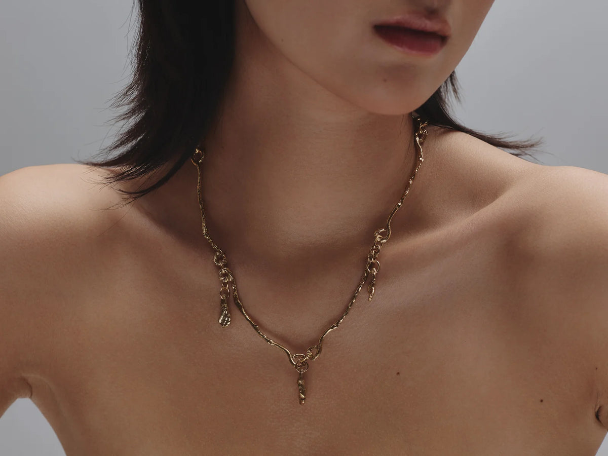 The Teardrop Necklace Gold