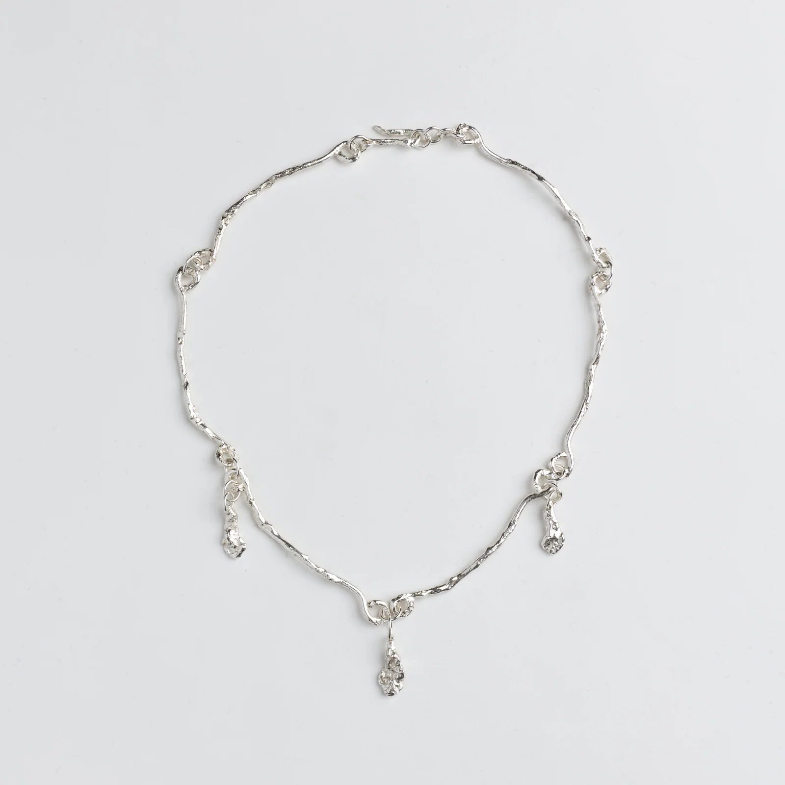 The Teardrop Necklace Silver