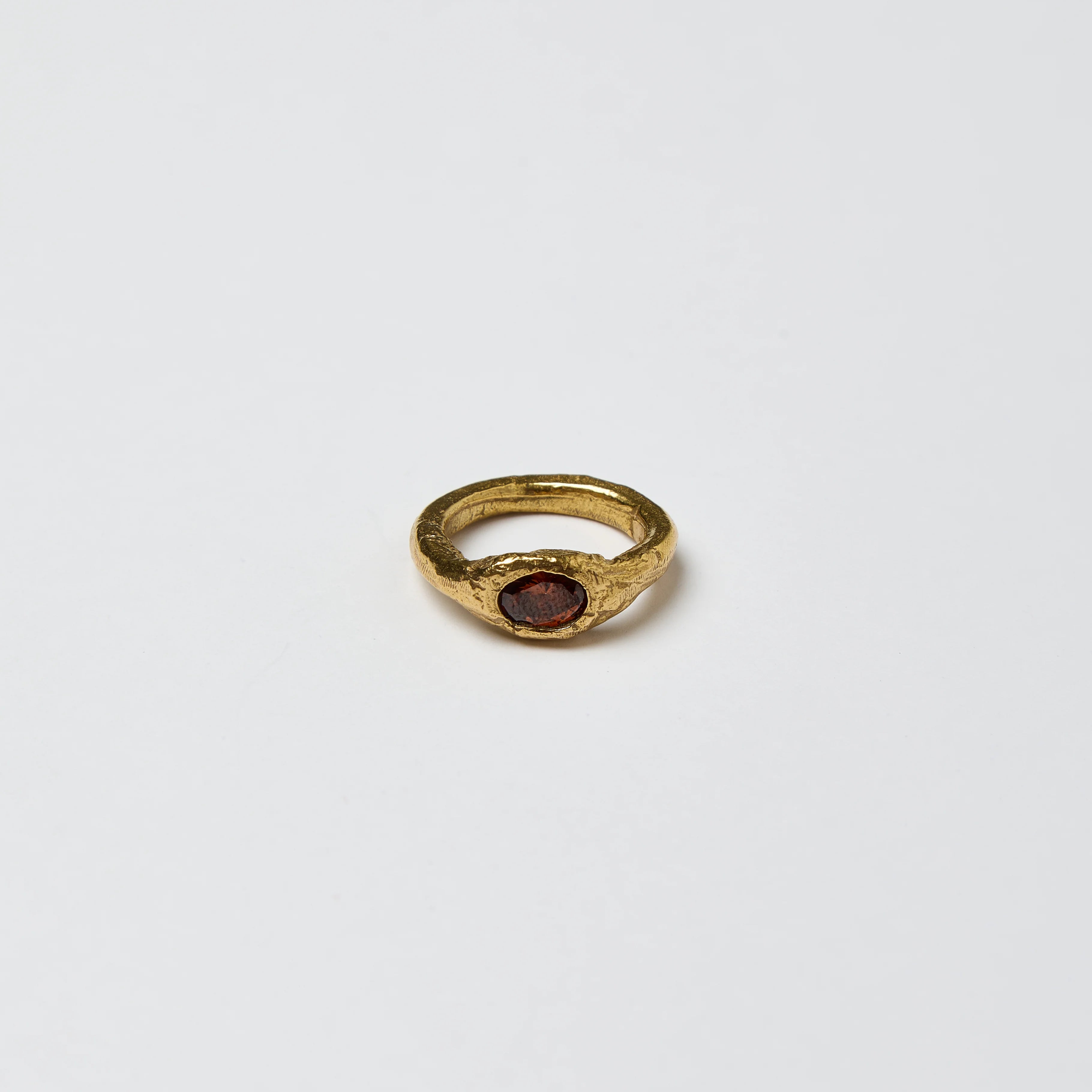 Core Lava Ring - Brown - Gold