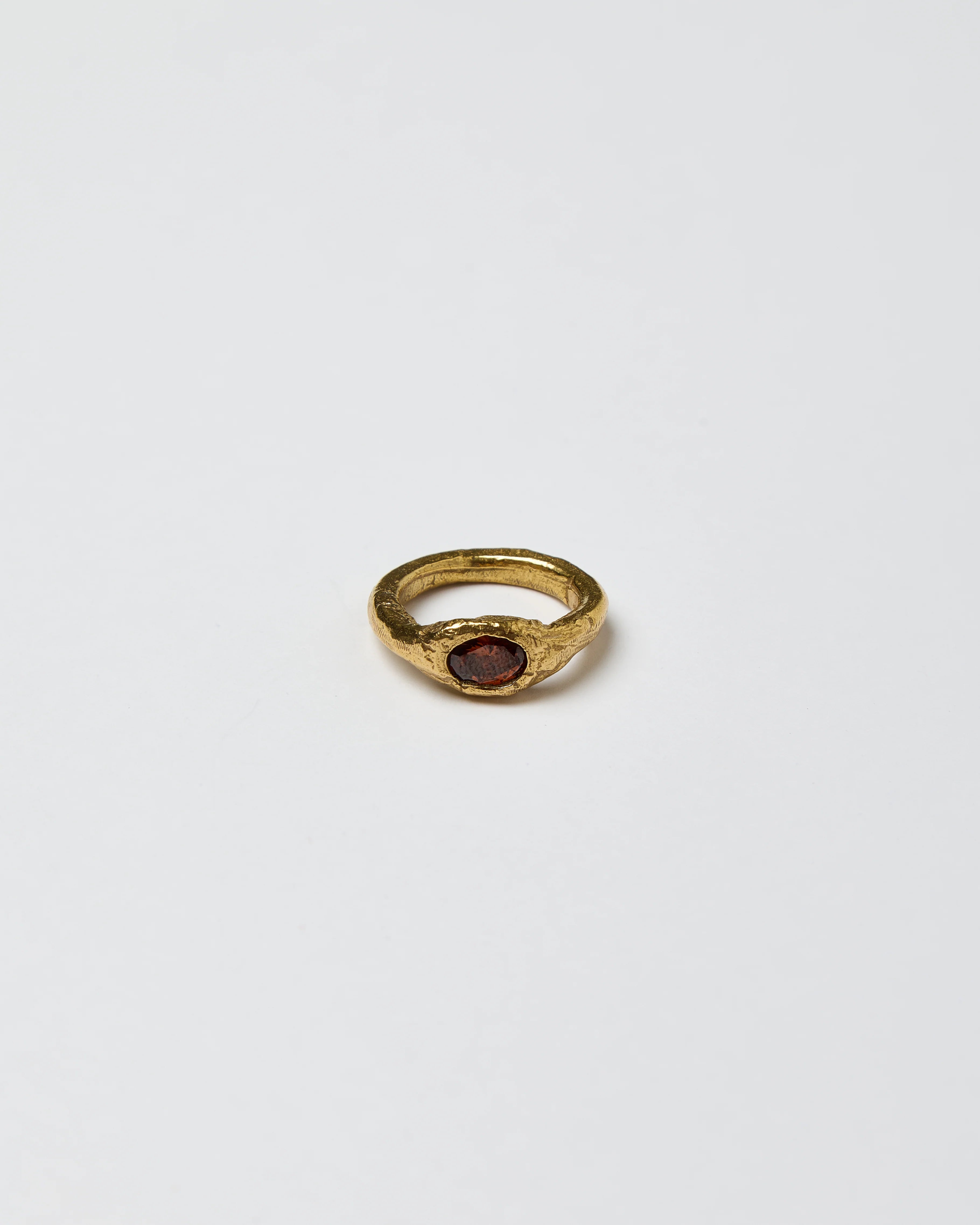 Core Lava Ring - Brown - Gold