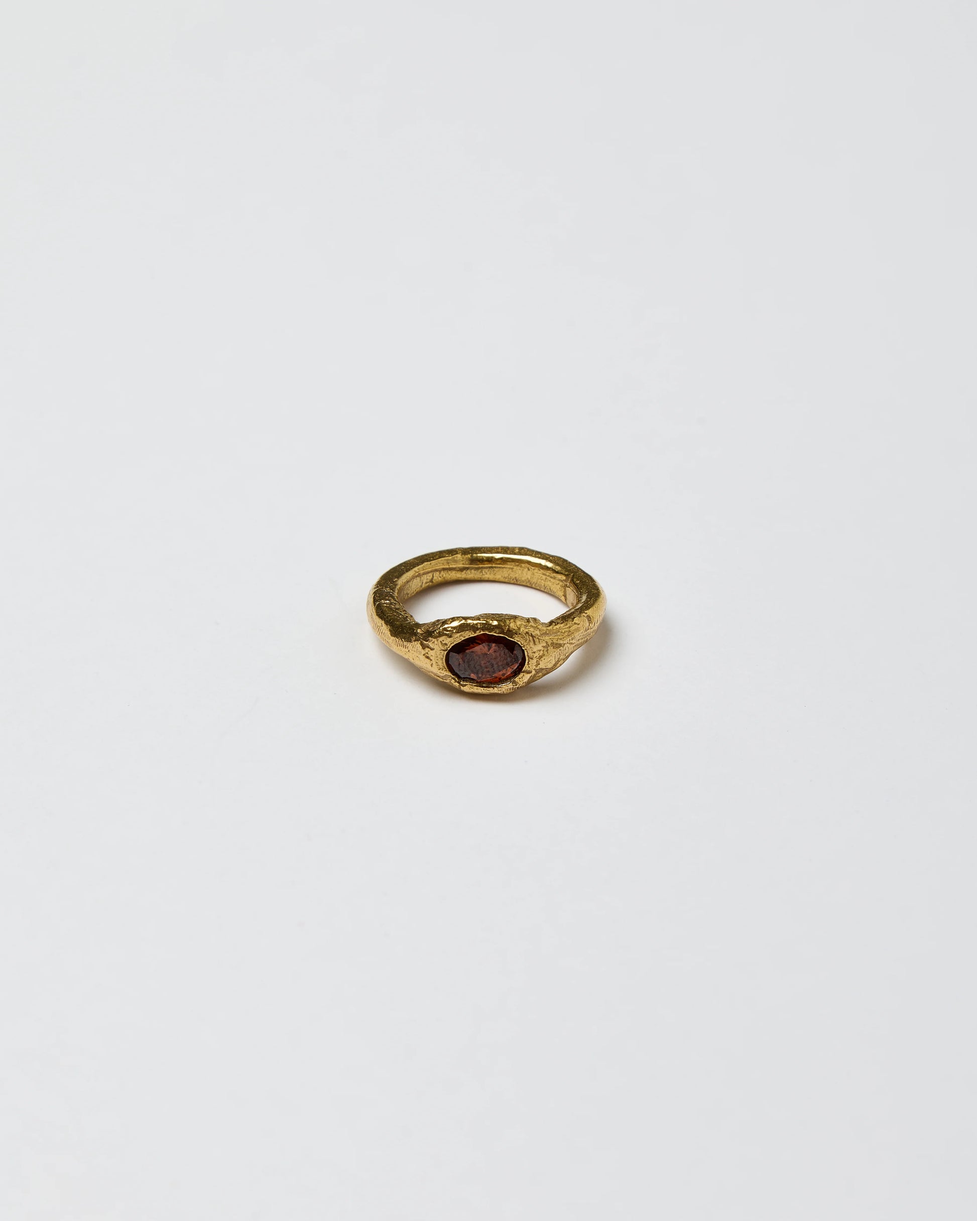 Core Lava Ring - Brown - Gold
