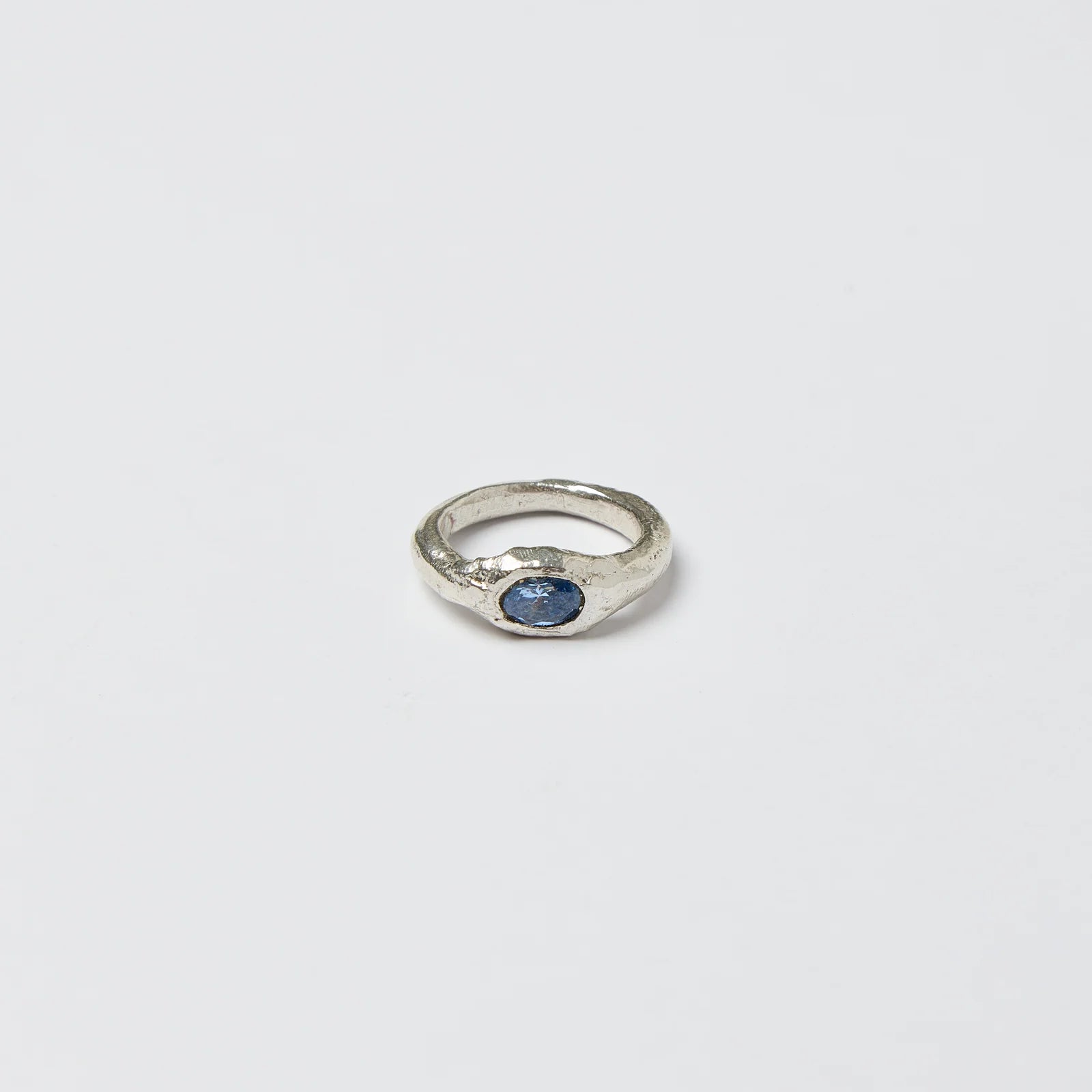 Core Lava Ring - Light Blue - Silver