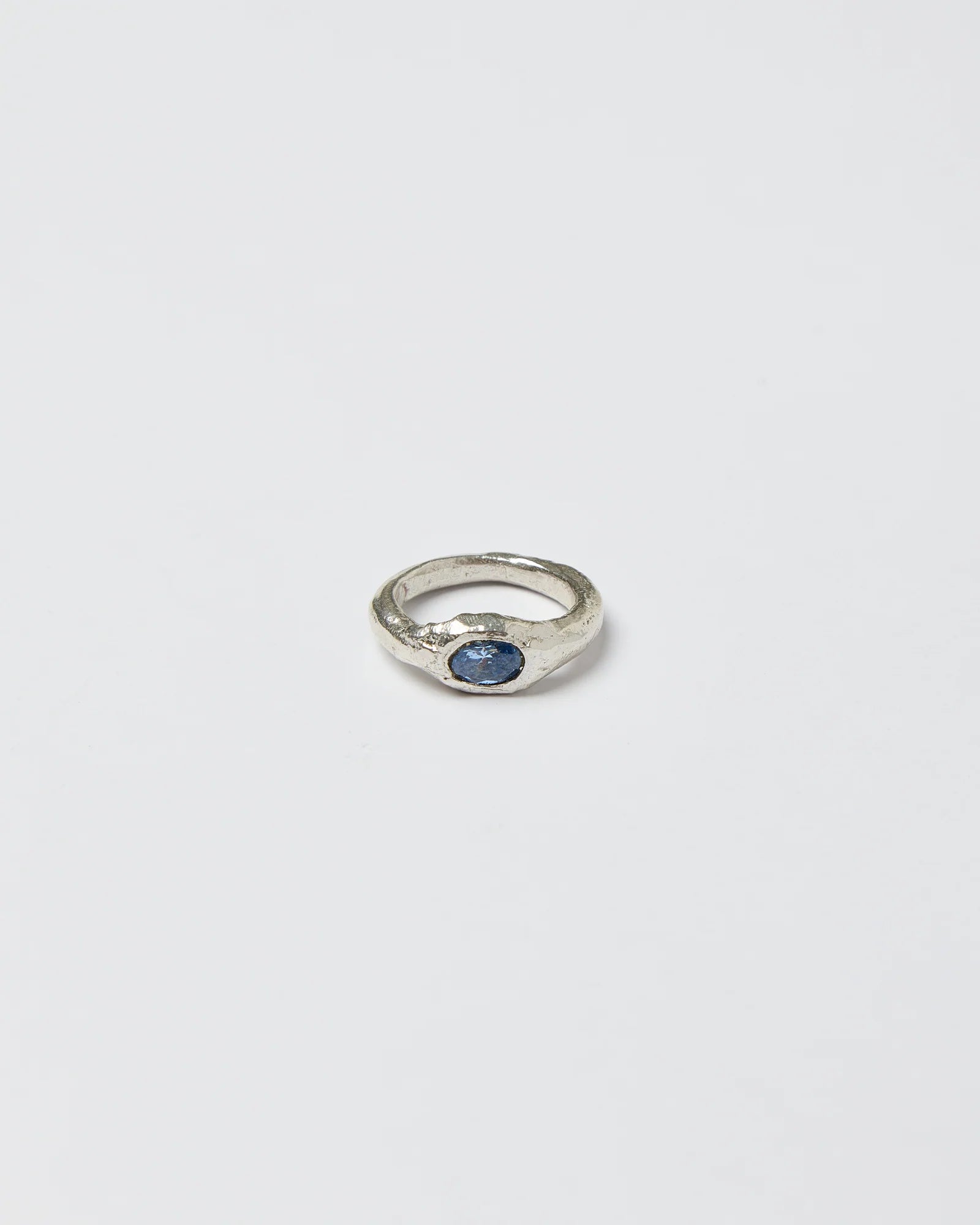 Core Lava Ring - Light Blue - Silver