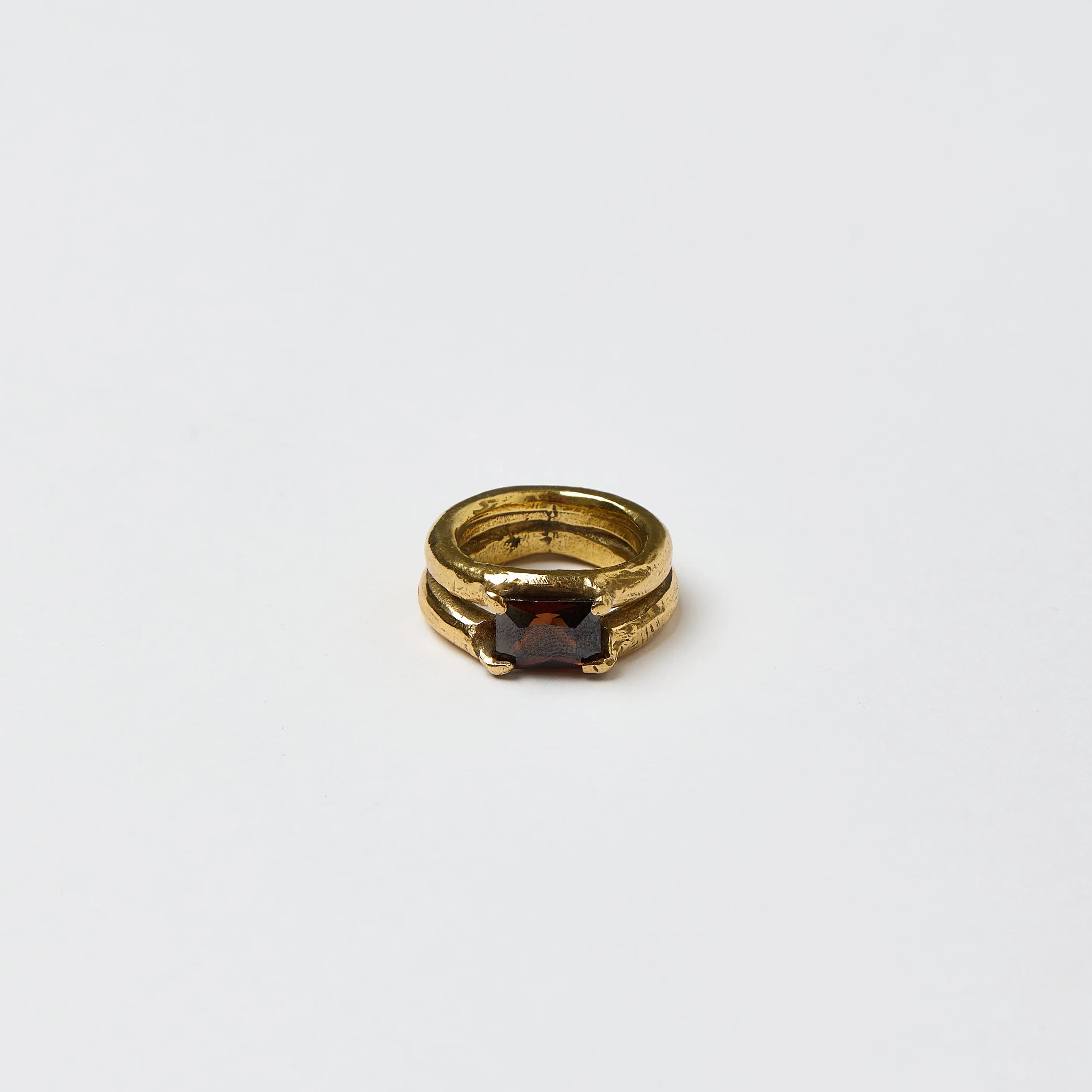 The Ring Amber Gold
