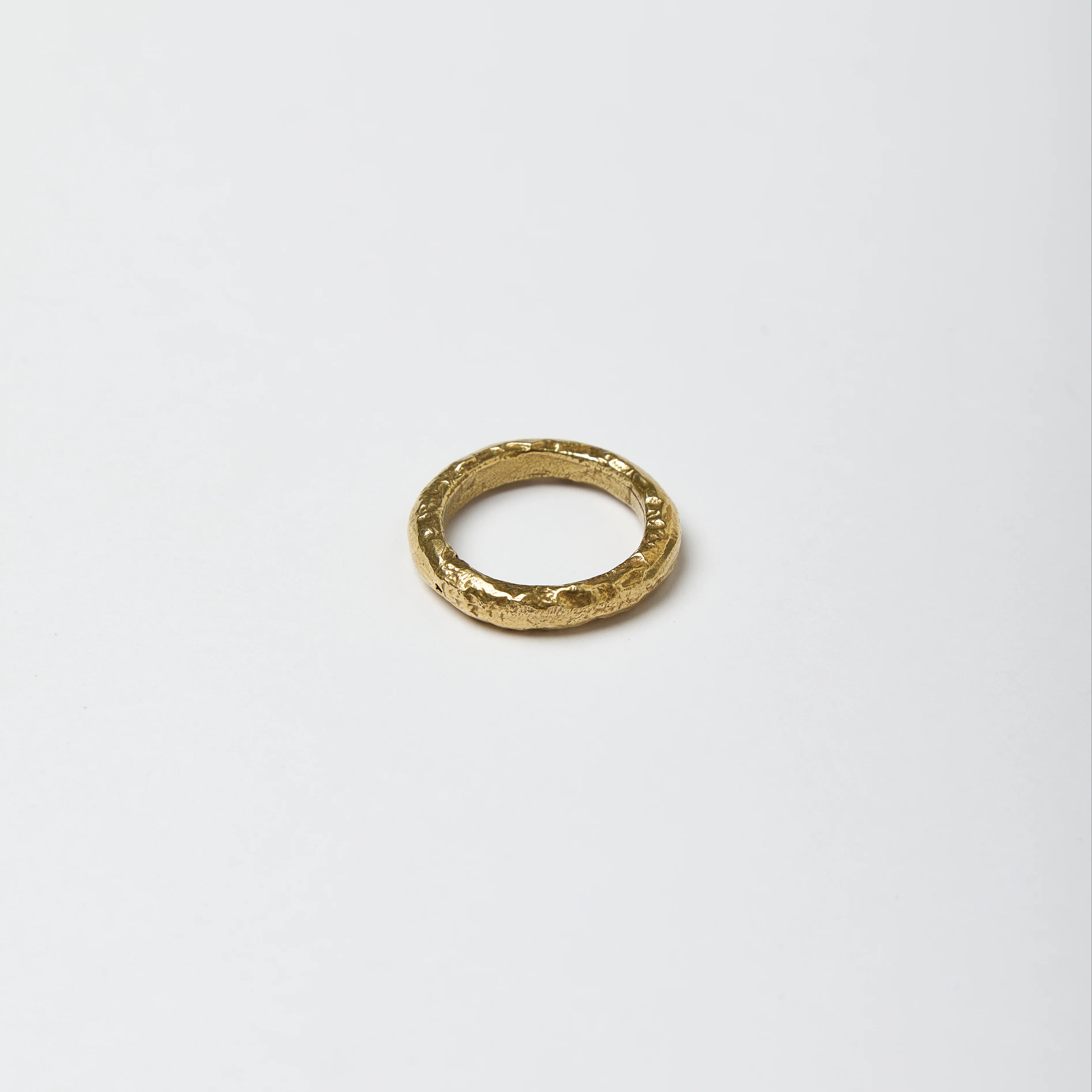Raw Lava Ring Gold