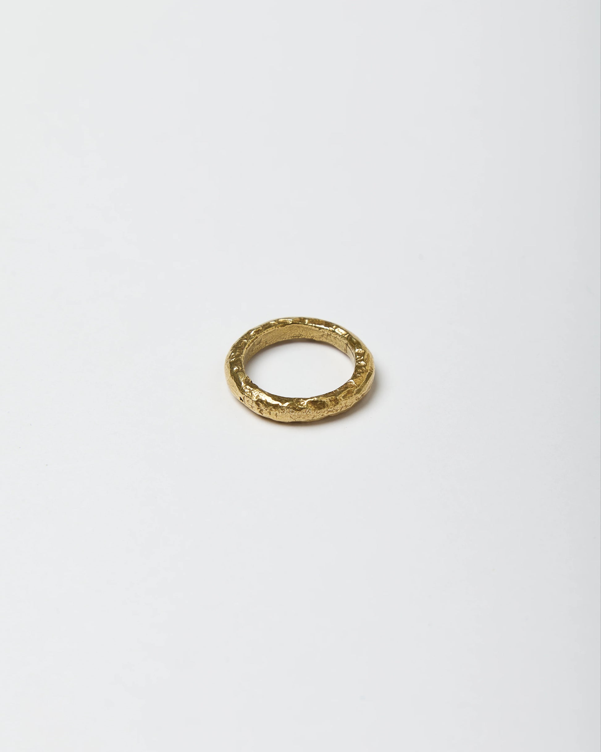 Raw Lava Ring Gold
