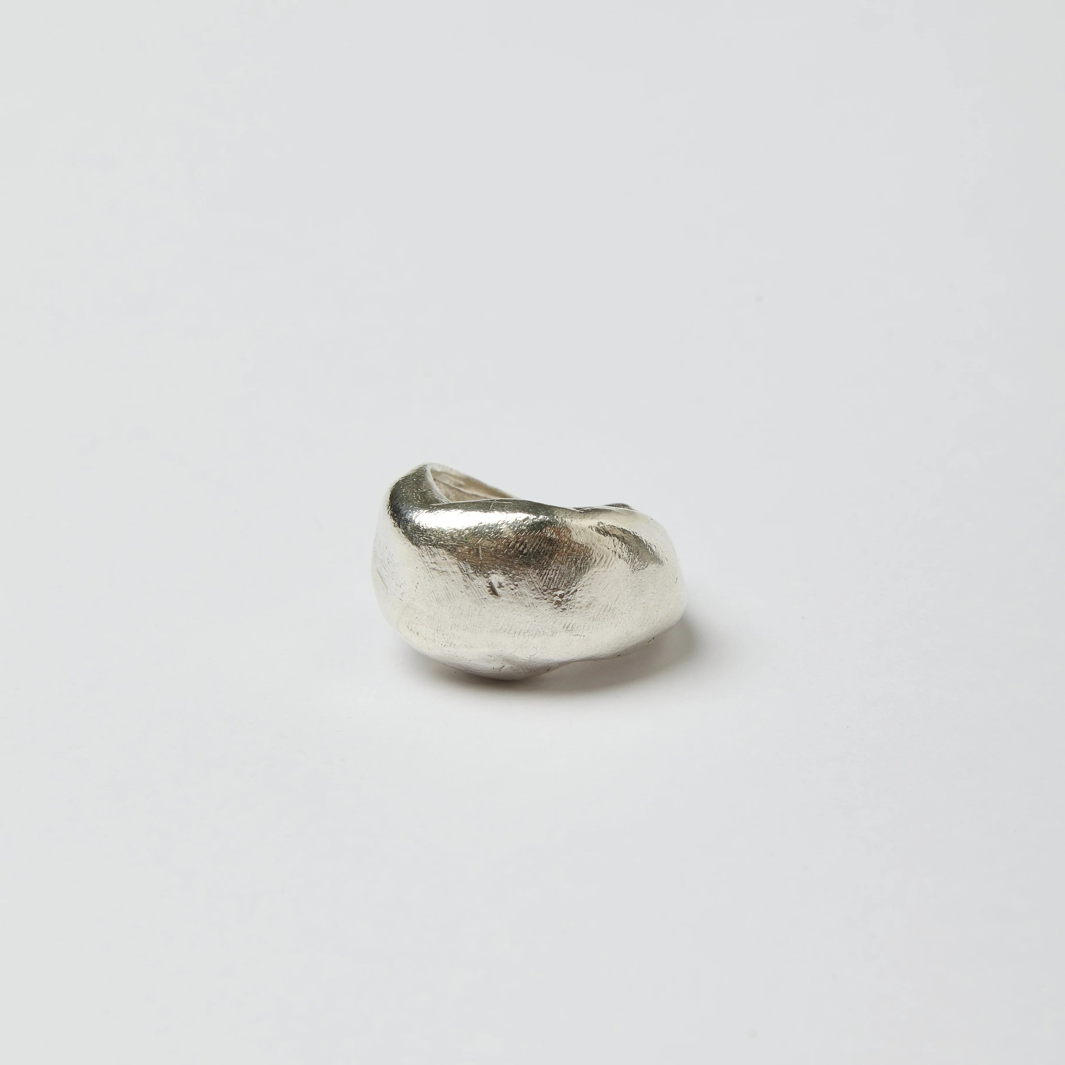 The Basalt Ring Silver