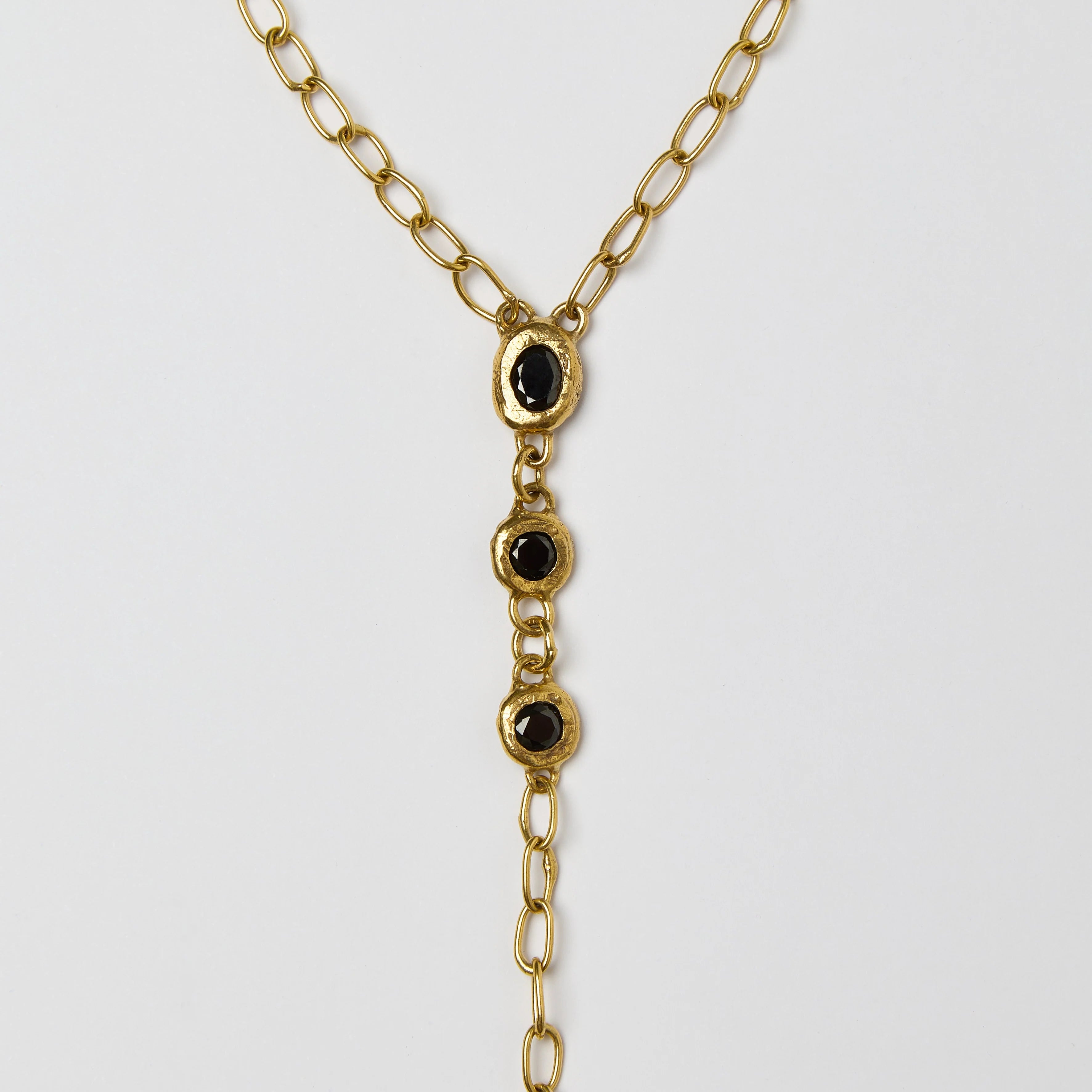 Serenity Necklace Black Gold
