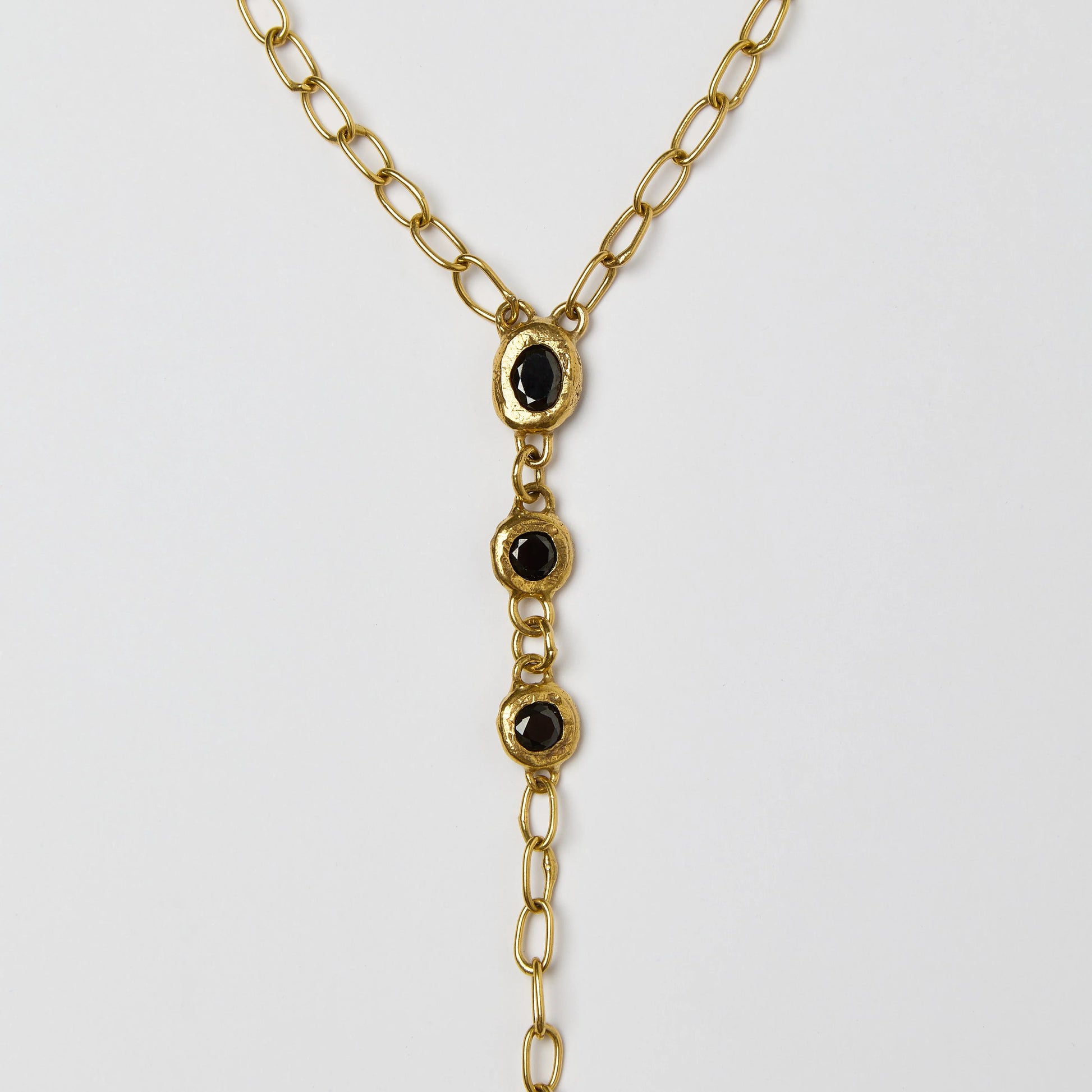 Serenity Necklace Black Gold