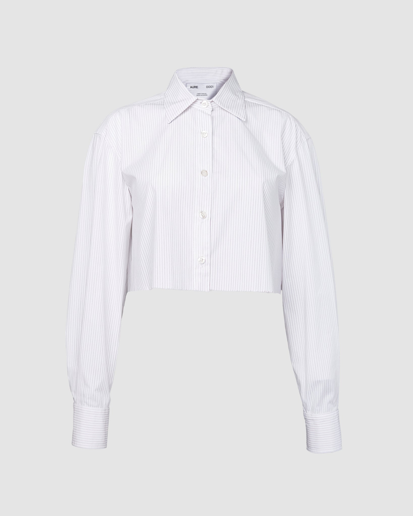 0034 Camisa Classic Cropped Shirt