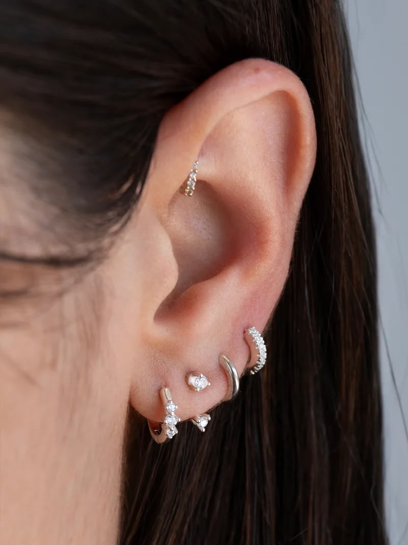 Argollas Demi Plata