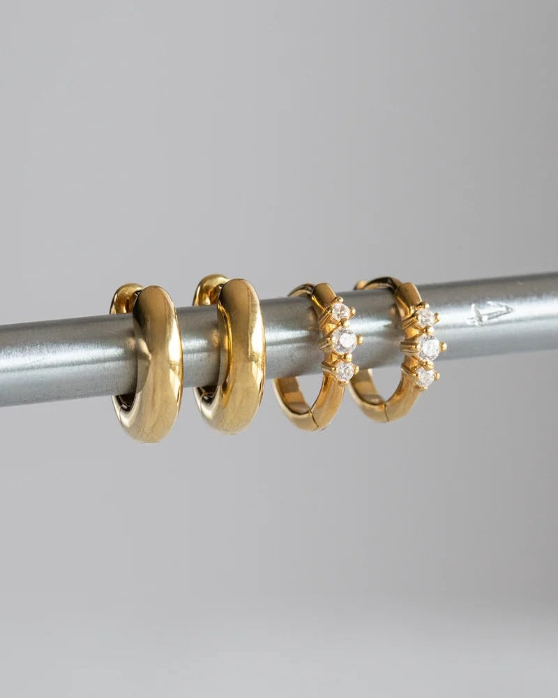 Argollas Demi Oro