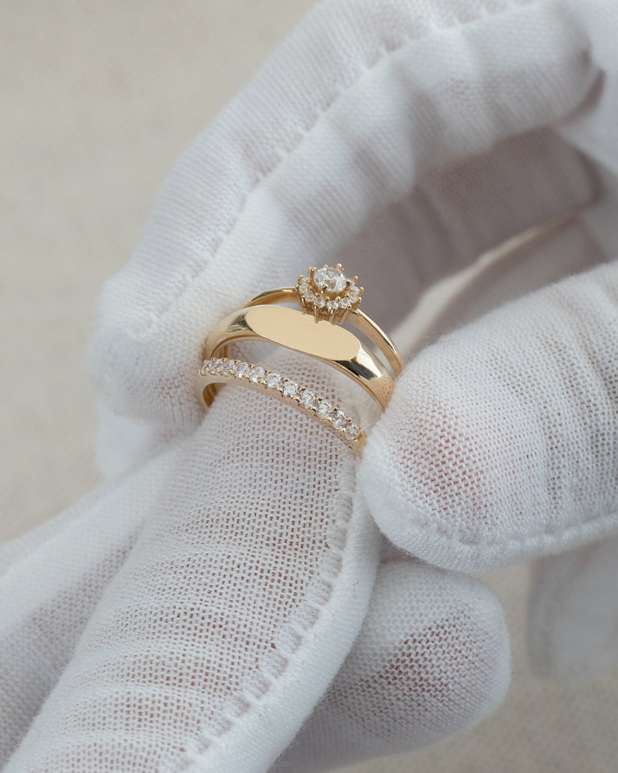 Anillo Sello Oro 14 K