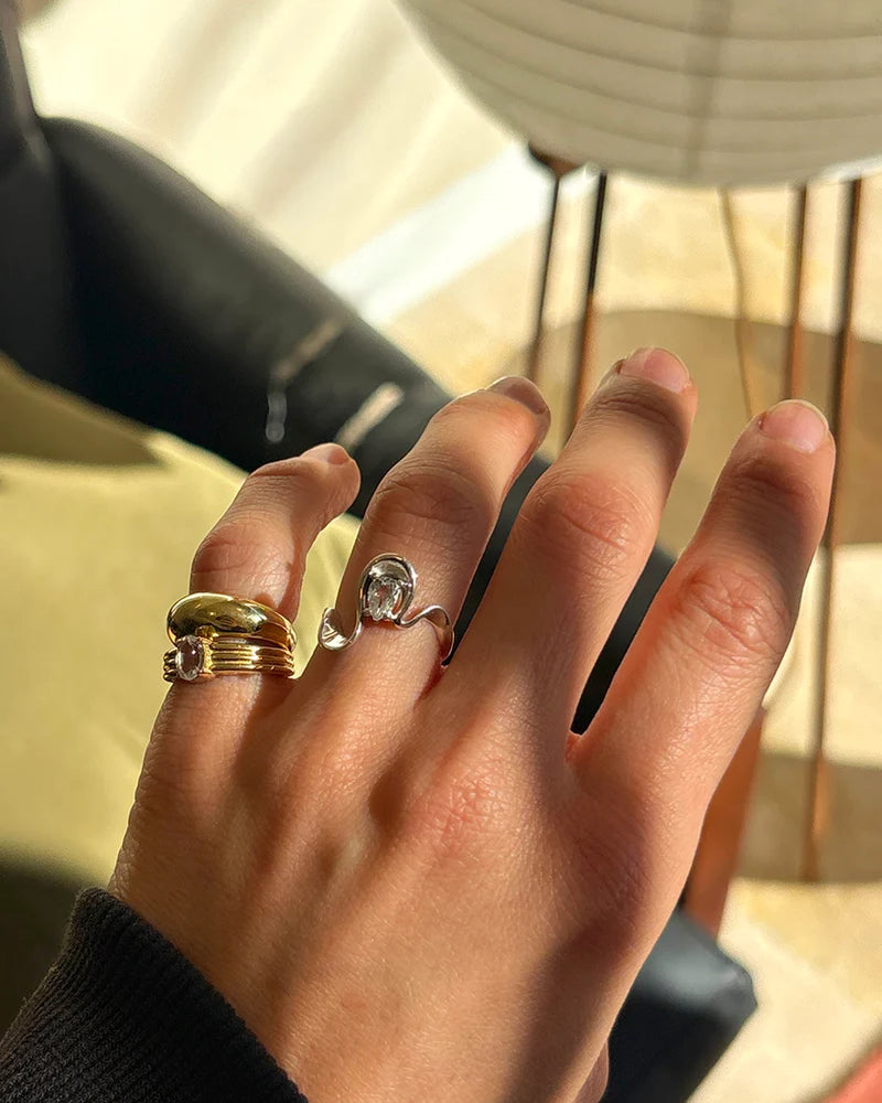 Anillo Marea Plata