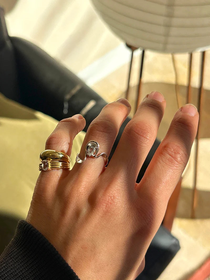 Anillo Marea Plata