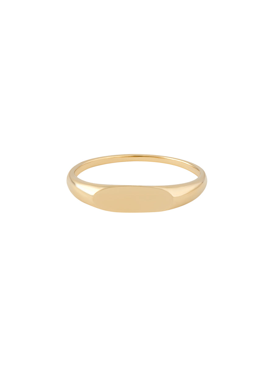 Anillo Sello Oro 14 K