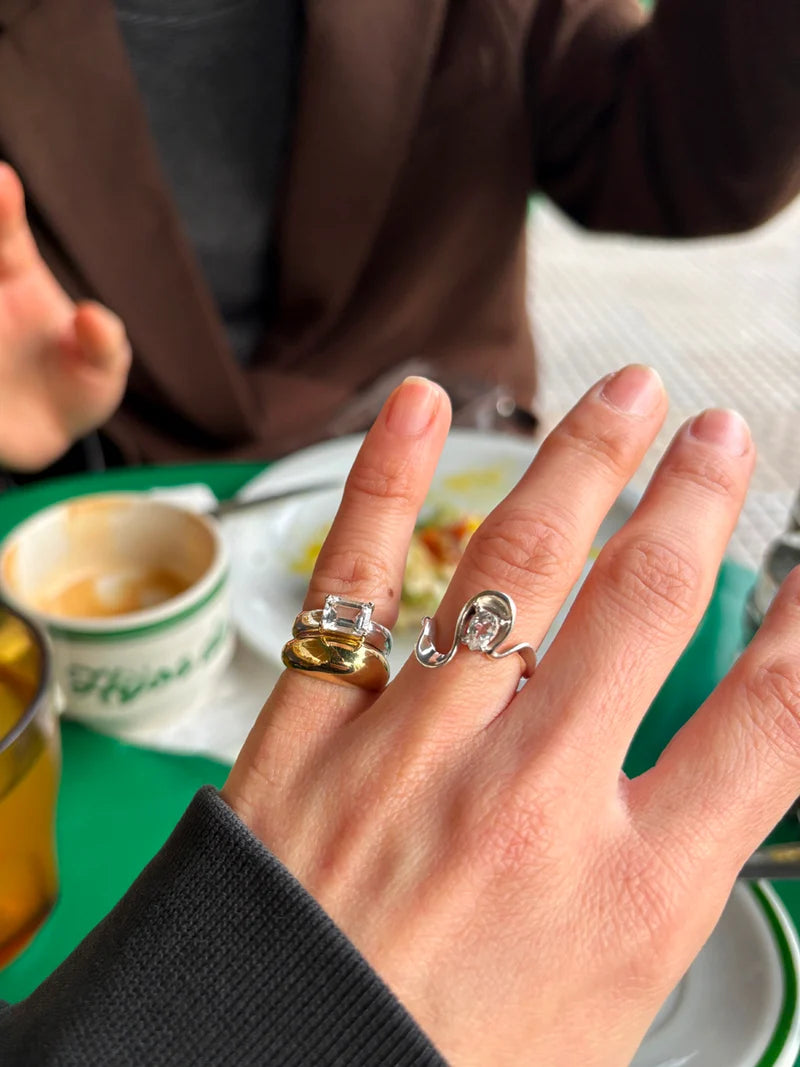 Anillo Marea Plata