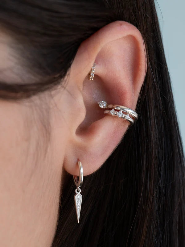 Ear Cuff Demi Plata