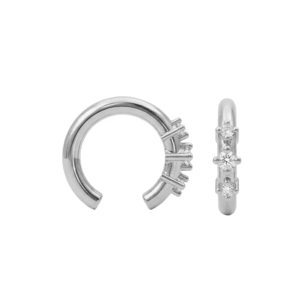 Ear Cuff Demi Plata