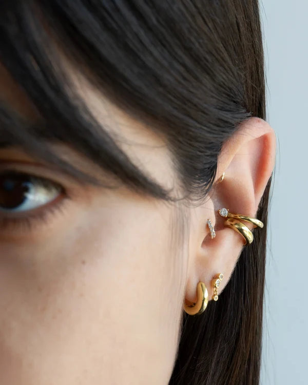Piercing 925 Hydra Plata Izquierdo