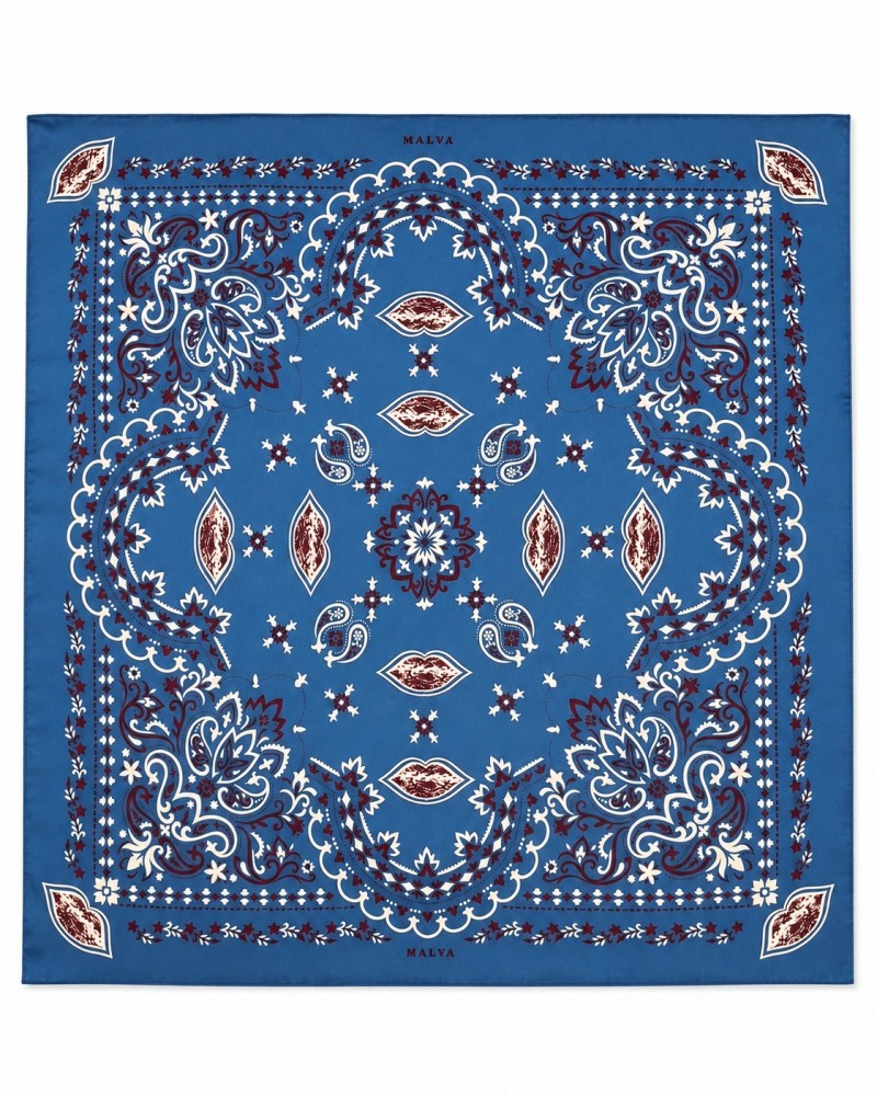 Pañuelo Pasley Celeste