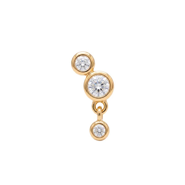 Piercing 925 Hydra Oro Derecho