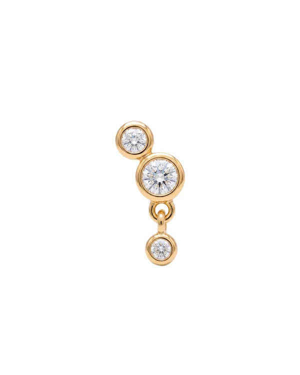 Piercing 925 Hydra Oro Derecho