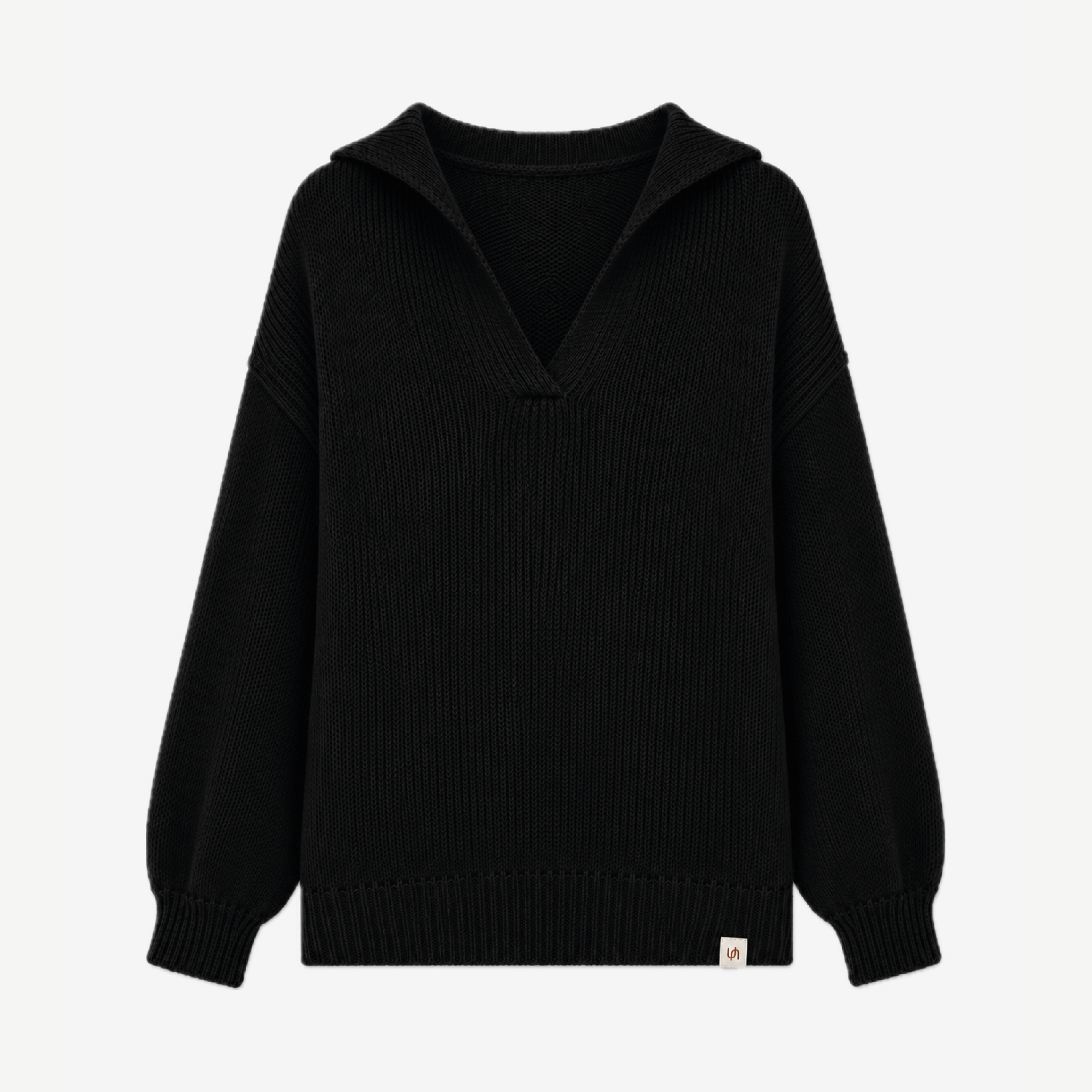 Sweater Cuello Bronte Negro