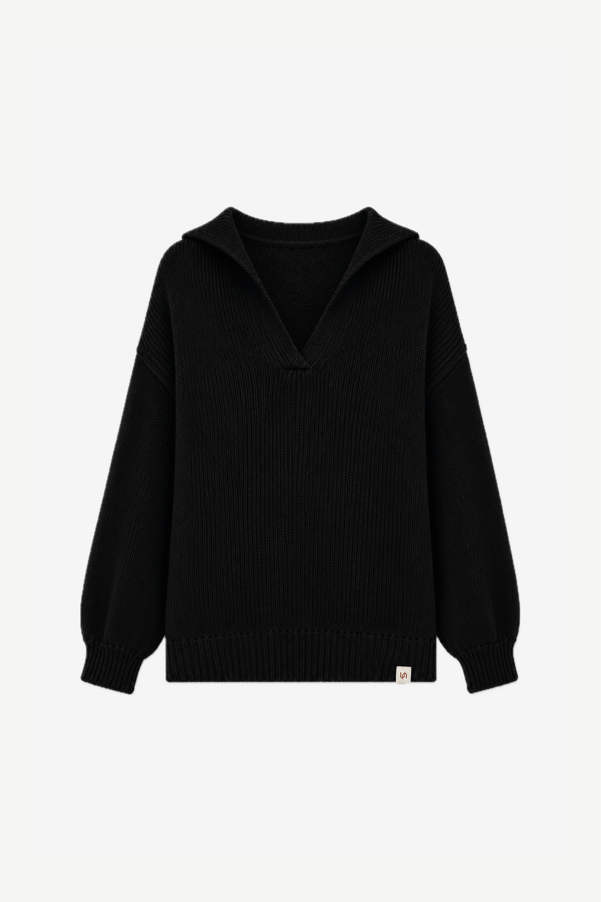 Sweater Cuello Bronte Negro