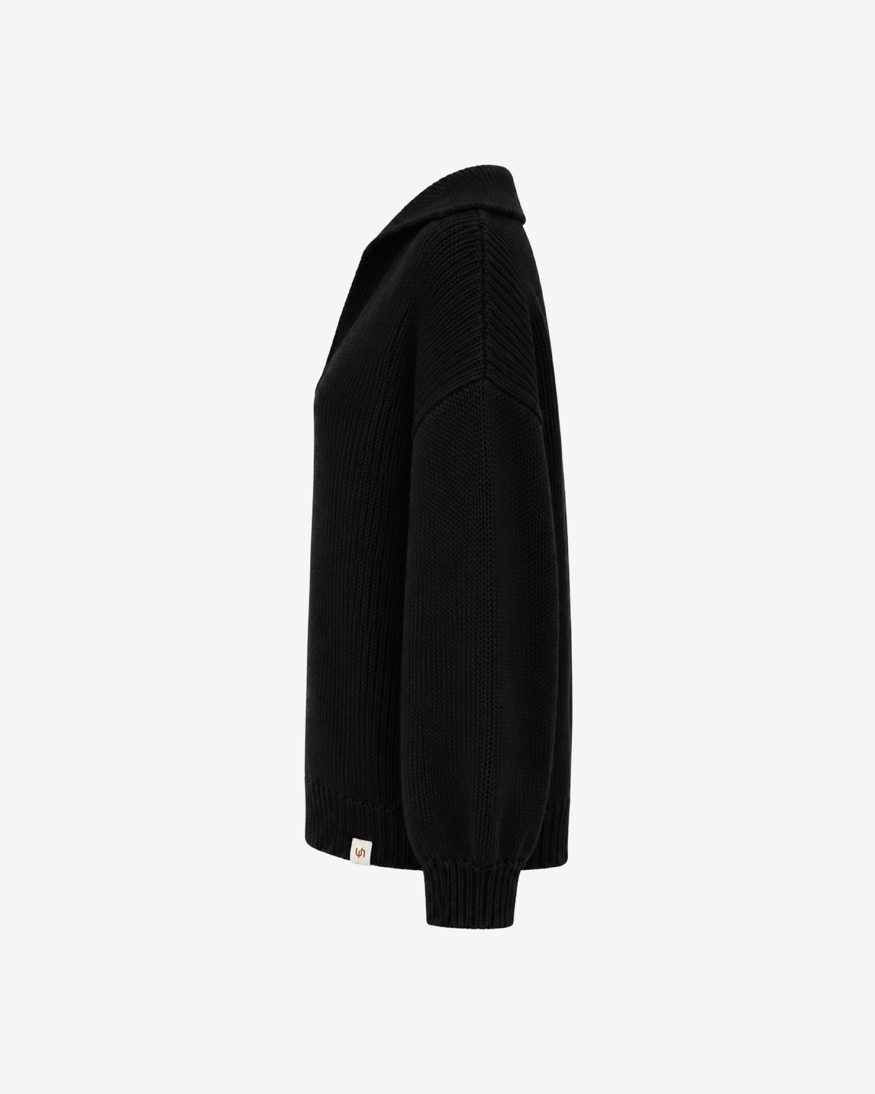 Sweater Cuello Bronte Negro
