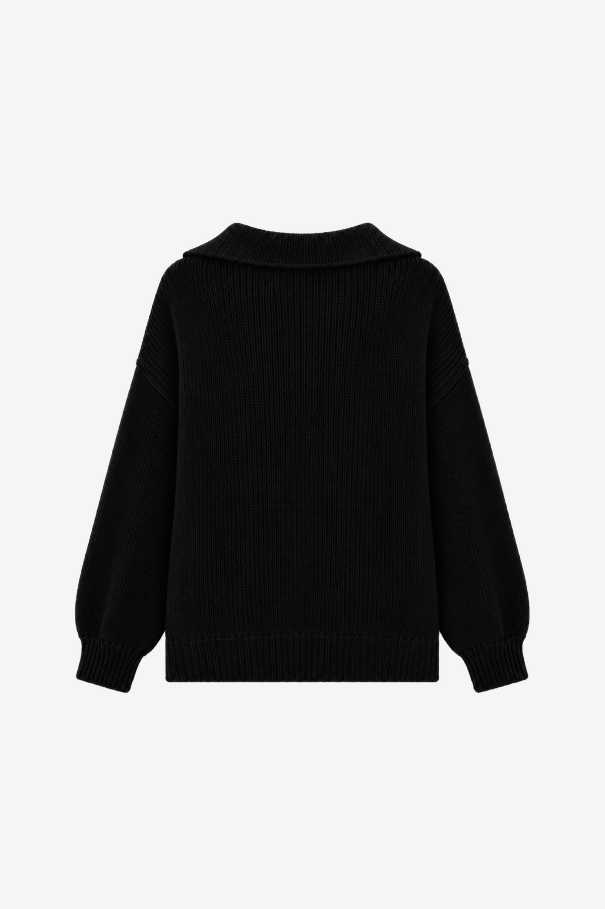 Sweater Cuello Bronte Negro