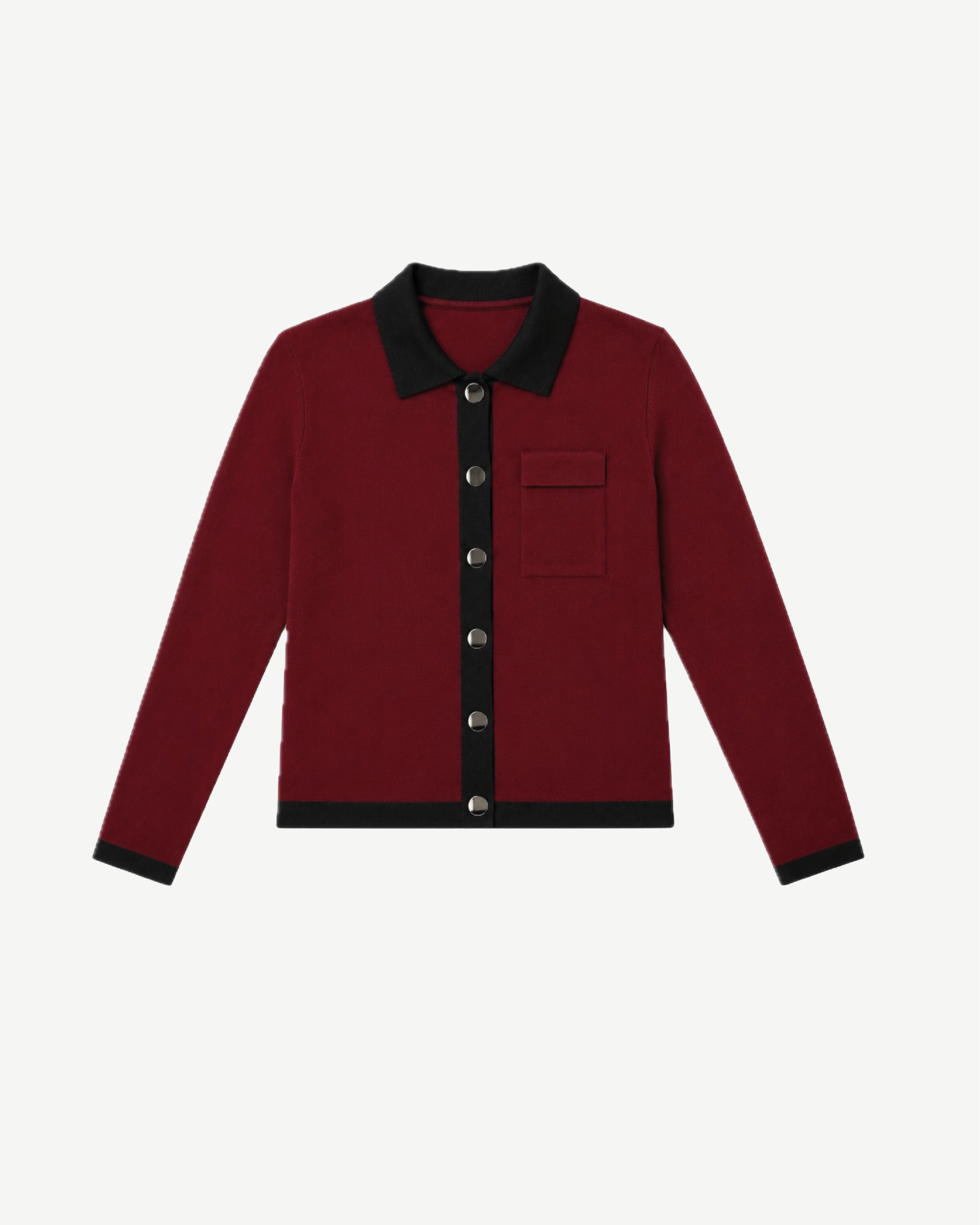 Chaqueta Stina Burdeo