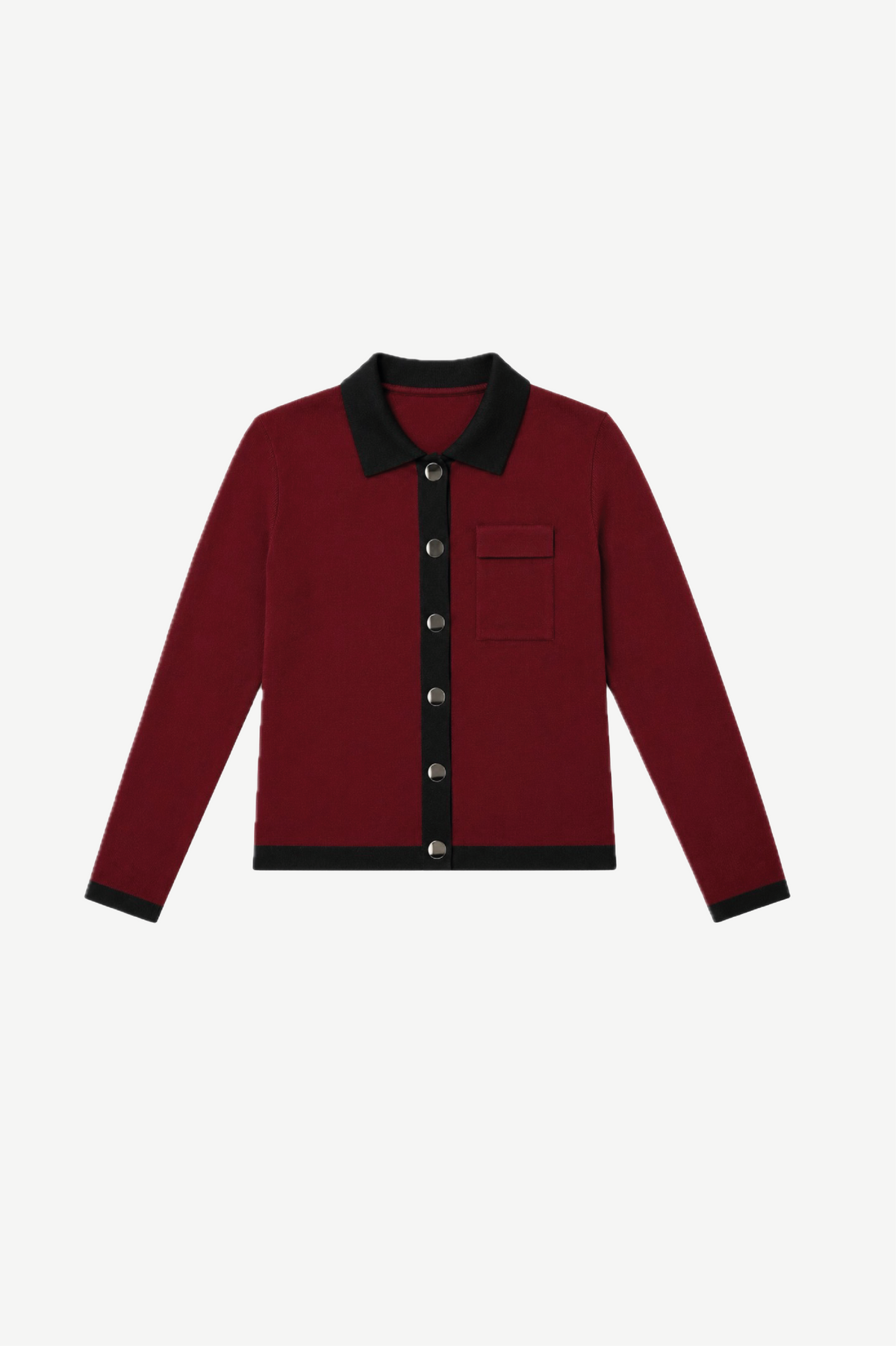 Chaqueta Stina Burdeo
