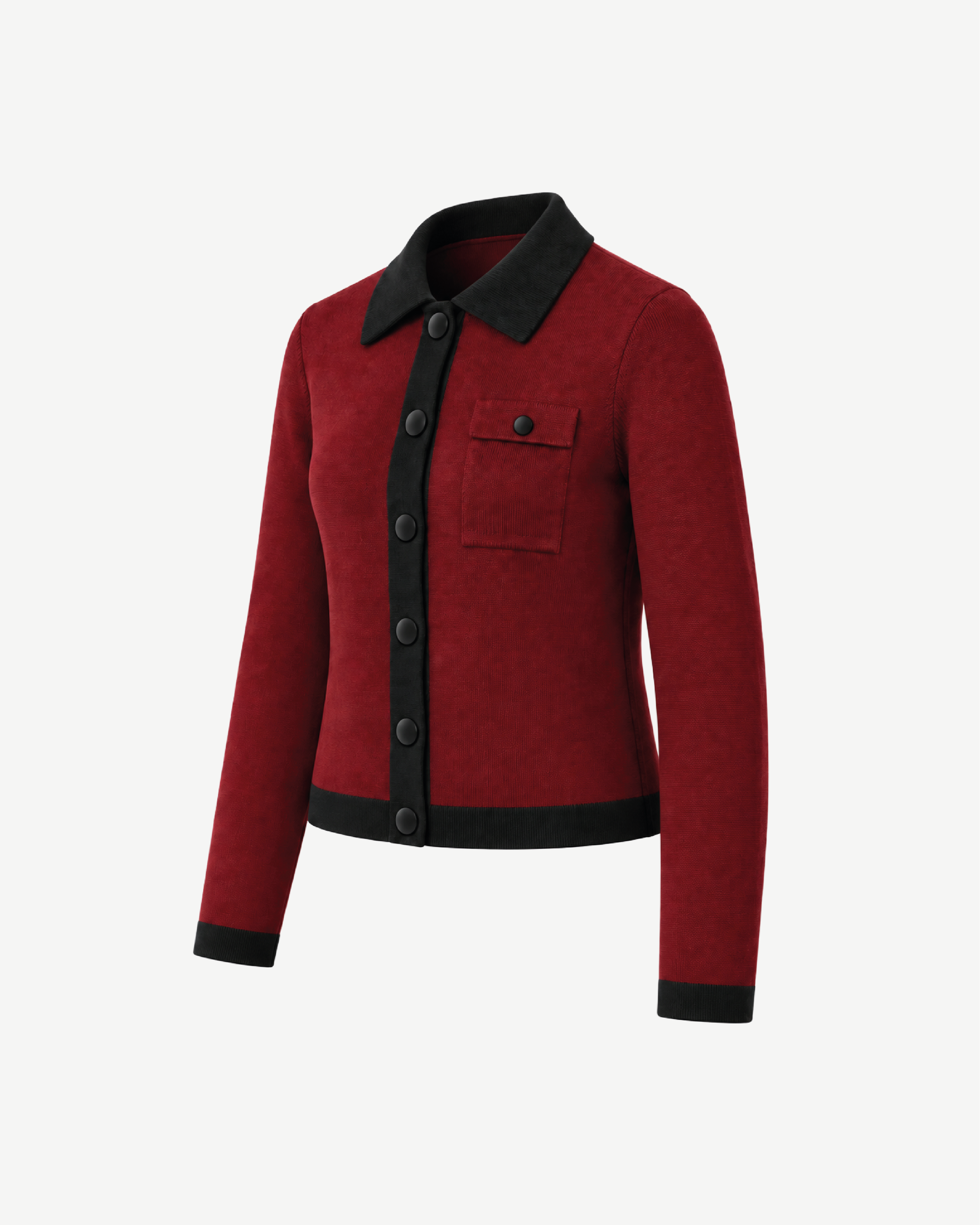 Chaqueta Stina Burdeo
