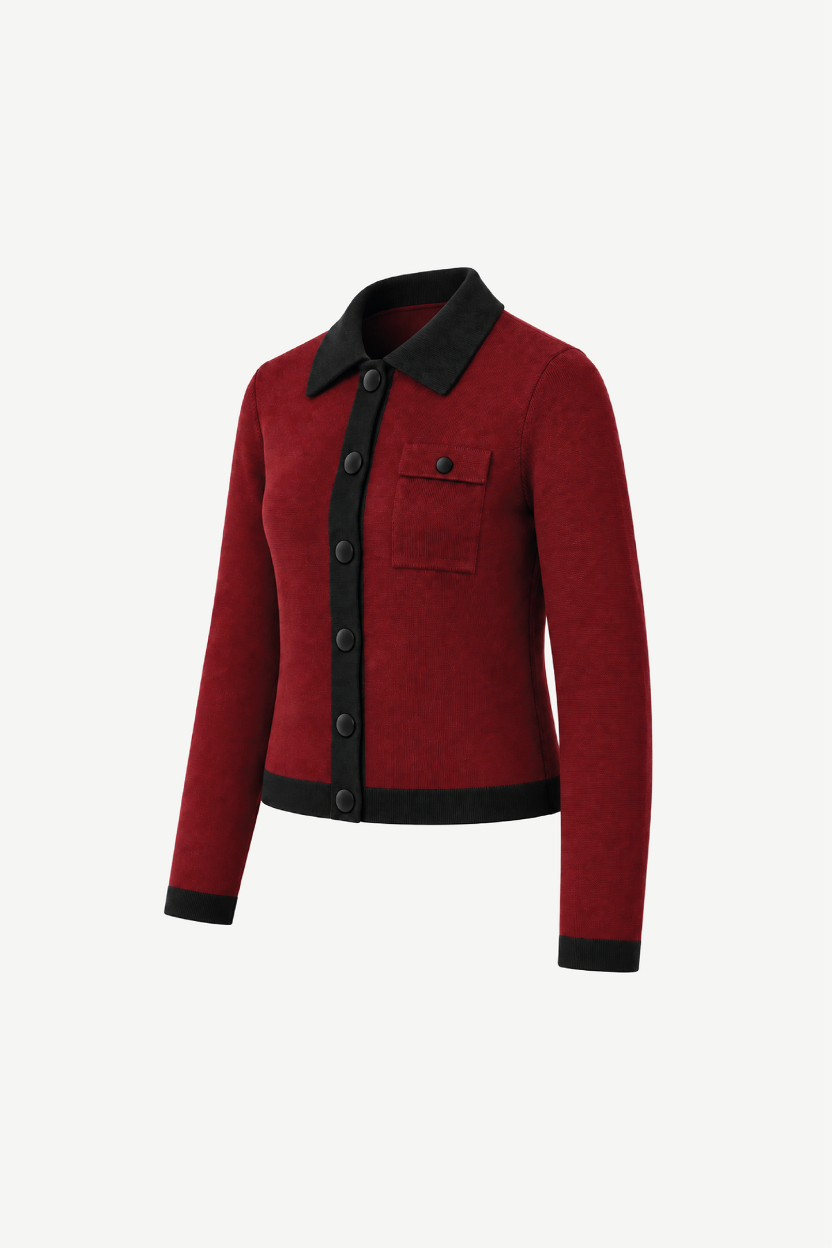 Chaqueta Stina Burdeo